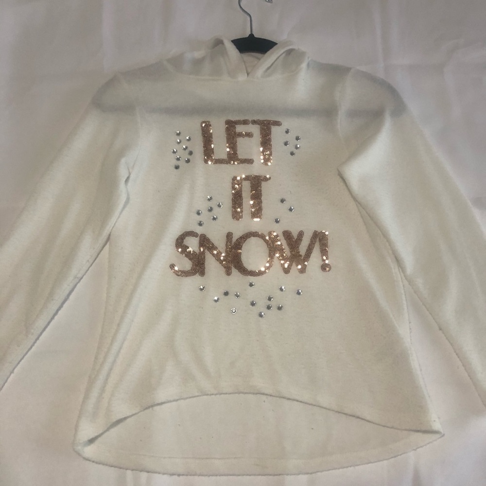 Hooded winter sweater